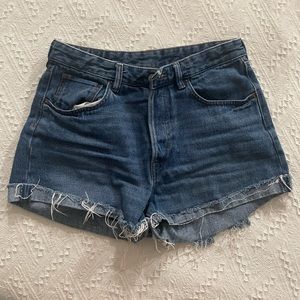 High Waisted Denim Shorts